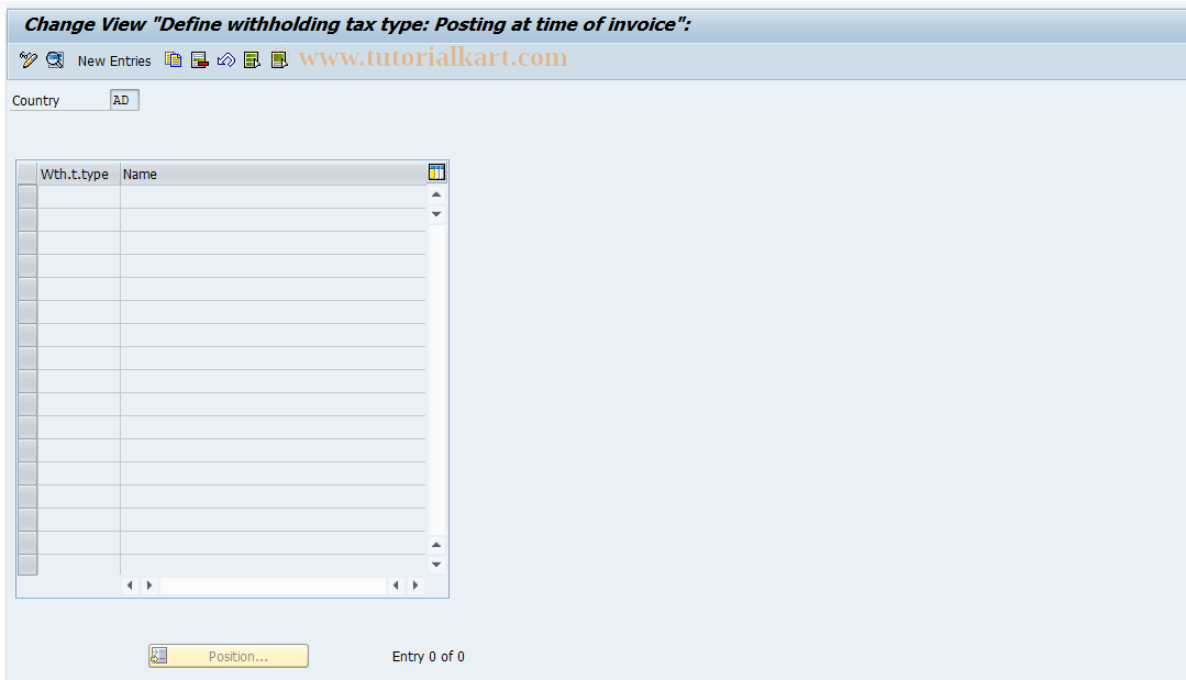 SAP TCode S_ALR_87003264 - IMG Activity: SIMG_CFORFBT059PI