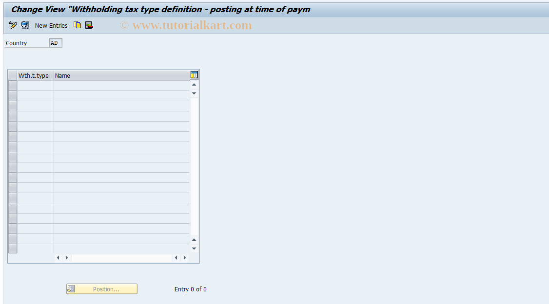 SAP TCode S_ALR_87003266 - IMG Activity: SIMG_CFORFBT059PP