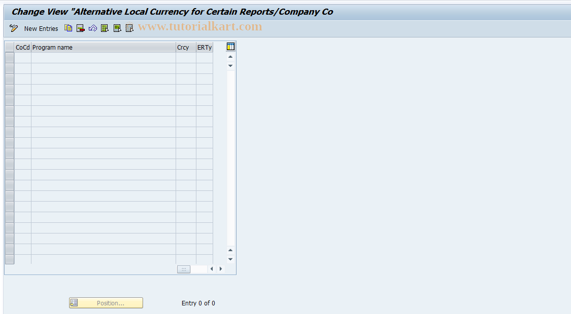 SAP TCode S_ALR_87003279 - IMG Activity: SIMG_CFORFBTEURB