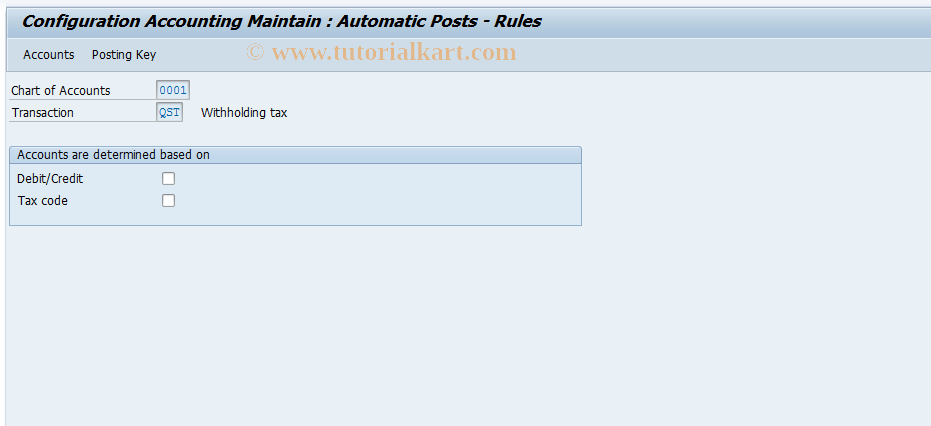 SAP TCode S_ALR_87003280 - IMG Activity: SIMG_CFMENUORFBOBYS