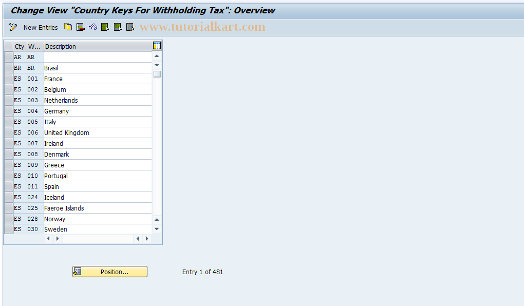 SAP TCode S_ALR_87003283 - IMG Activity: SIMG_CFORFBT005Q