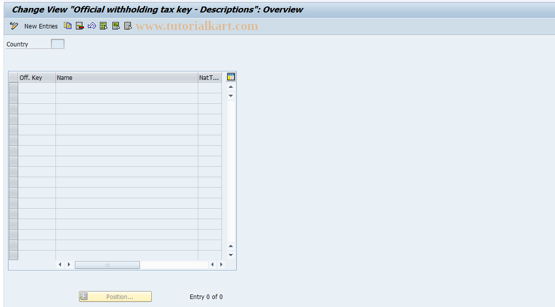 SAP TCode S_ALR_87003284 - IMG Activity: SIMG_CFORFBT059O