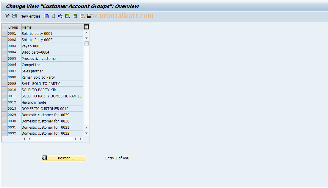 SAP TCode S_ALR_87003301 - IMG Activity: SIMG_CFMENUORFBOBD2