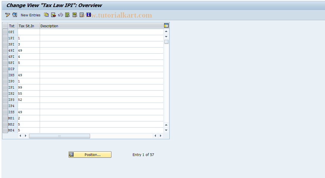 SAP TCode S_ALR_87003315 - IMG Activity: J_1BATL2V