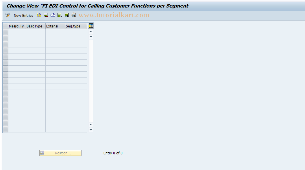 SAP TCode S_ALR_87003316 - IMG Activity: SIMG_CFORFBOBAZEDIZA