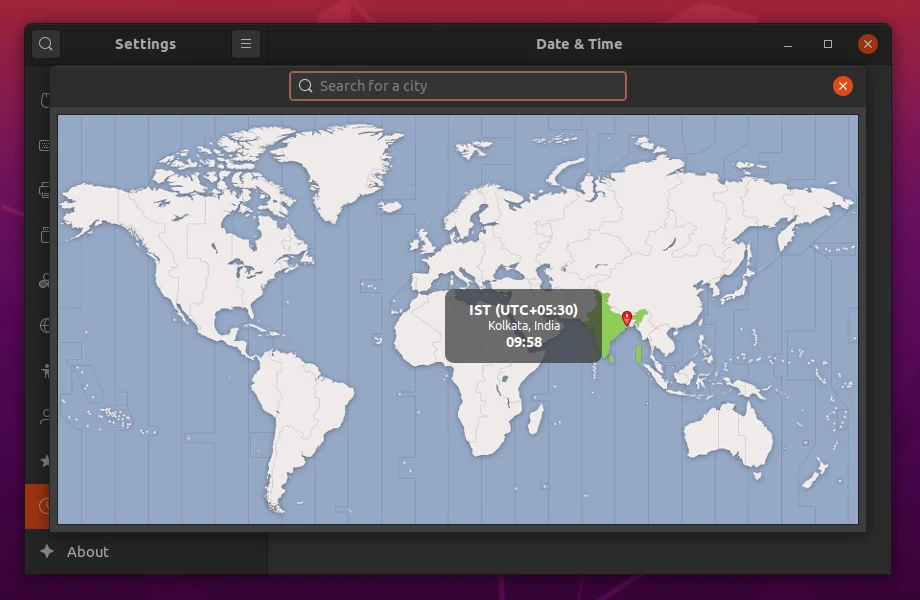 Ubuntu Change Timezone