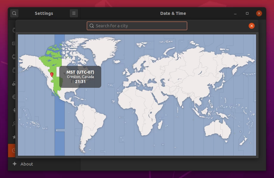 Ubuntu Change Timezone