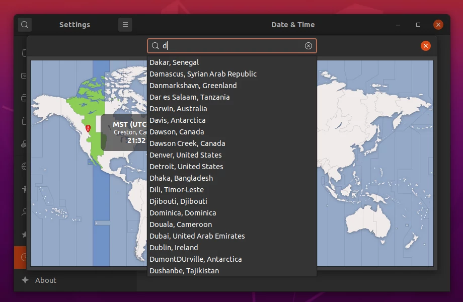 Ubuntu Change Timezone