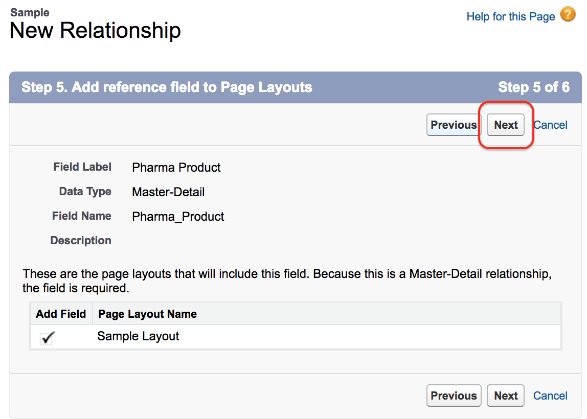 Master-Detail relationship in Salesforce