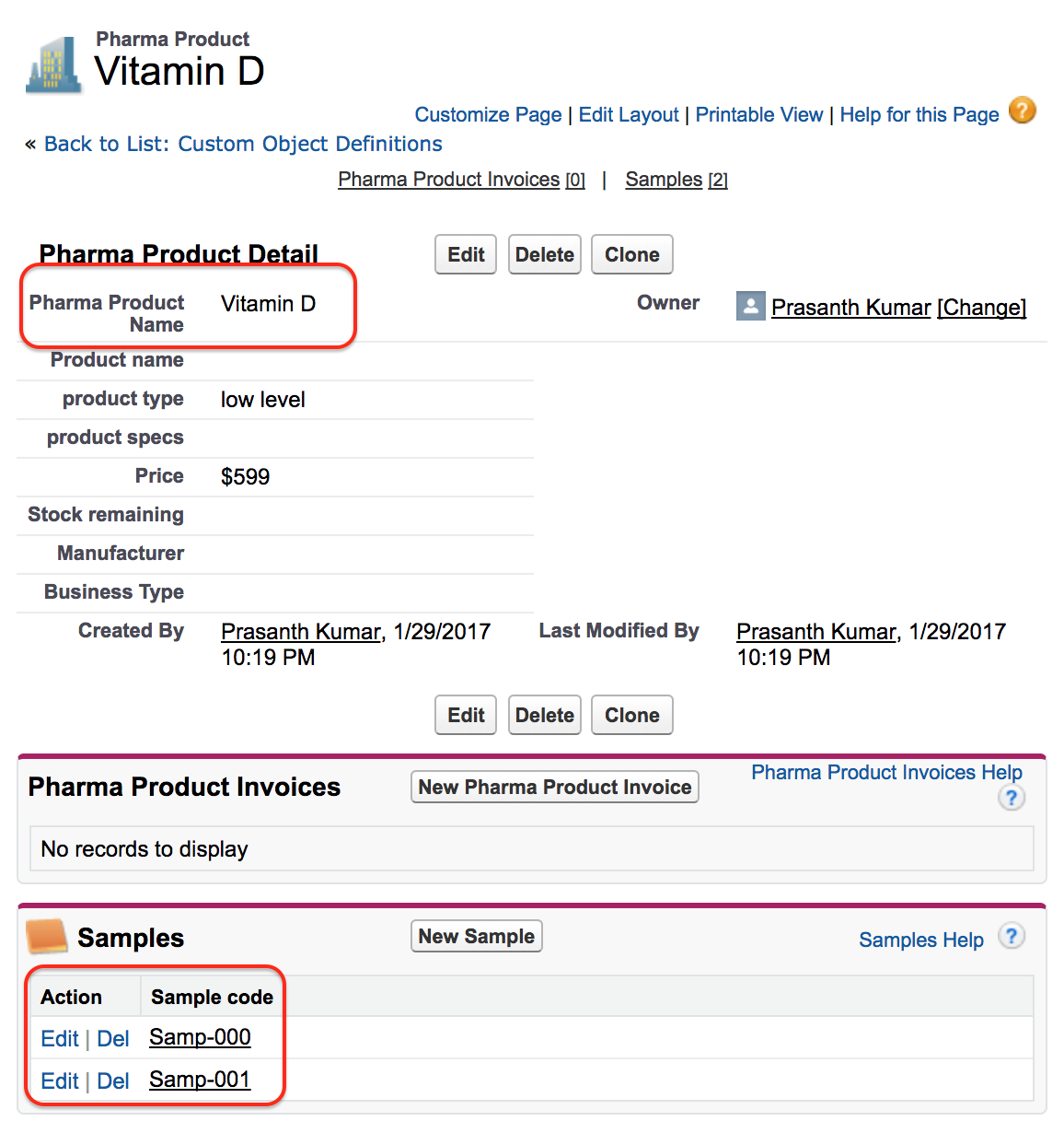 Master Detail relationship in Sfdc