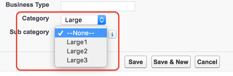 Field Dependencies in Salesforce