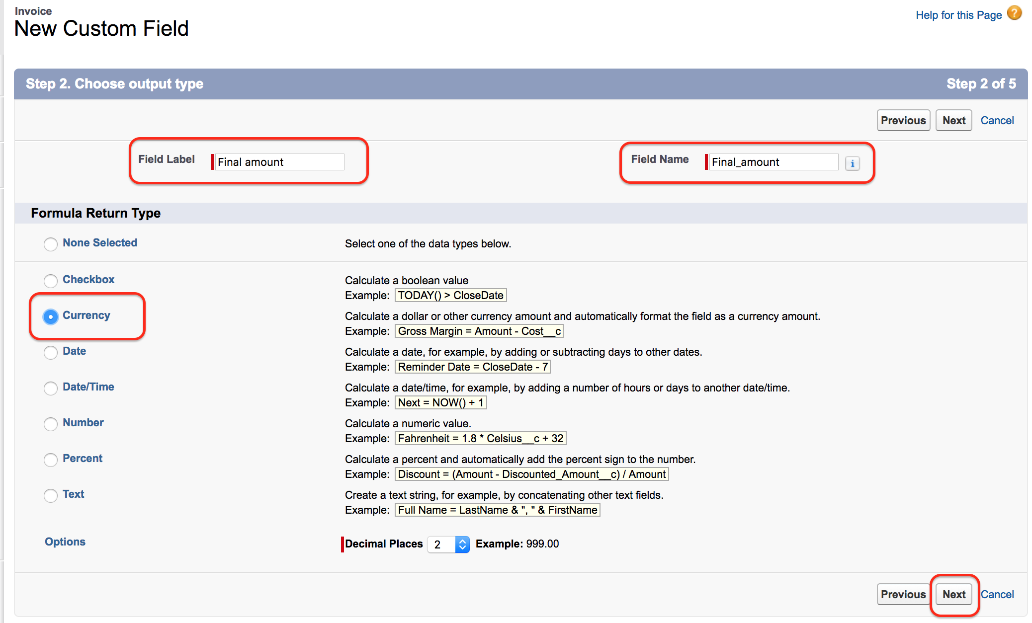 How to create a formula field in salesforce