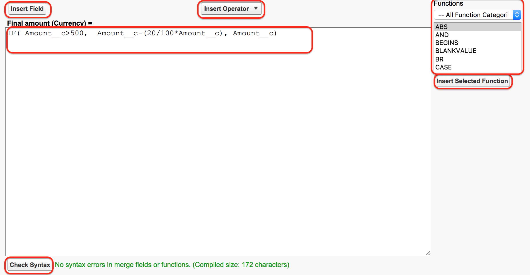 How to create a formula field in salesforce