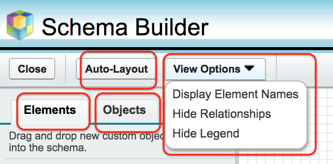 Salesforce schema builder