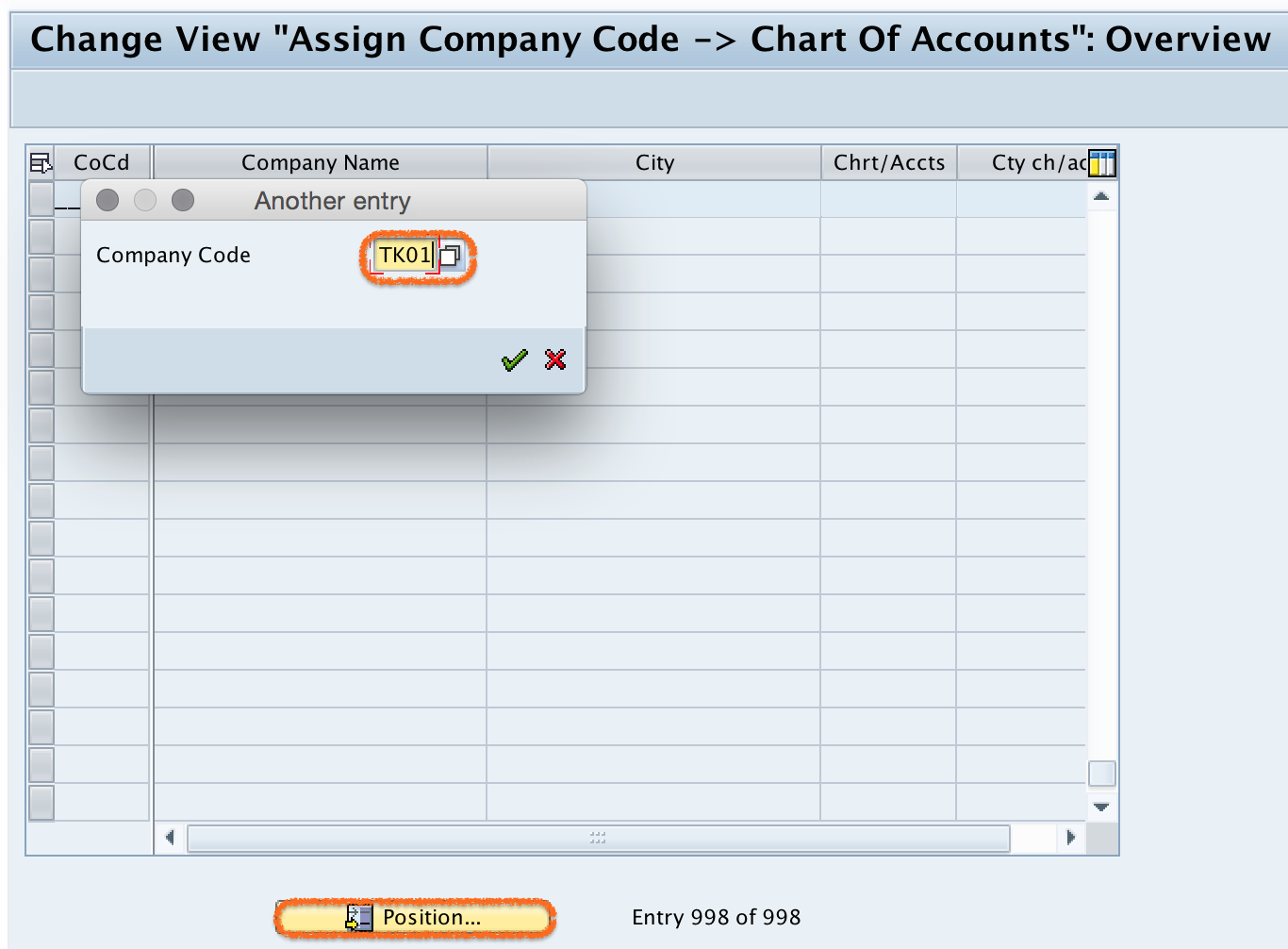 Country Specific Chart Of Accounts In Sap