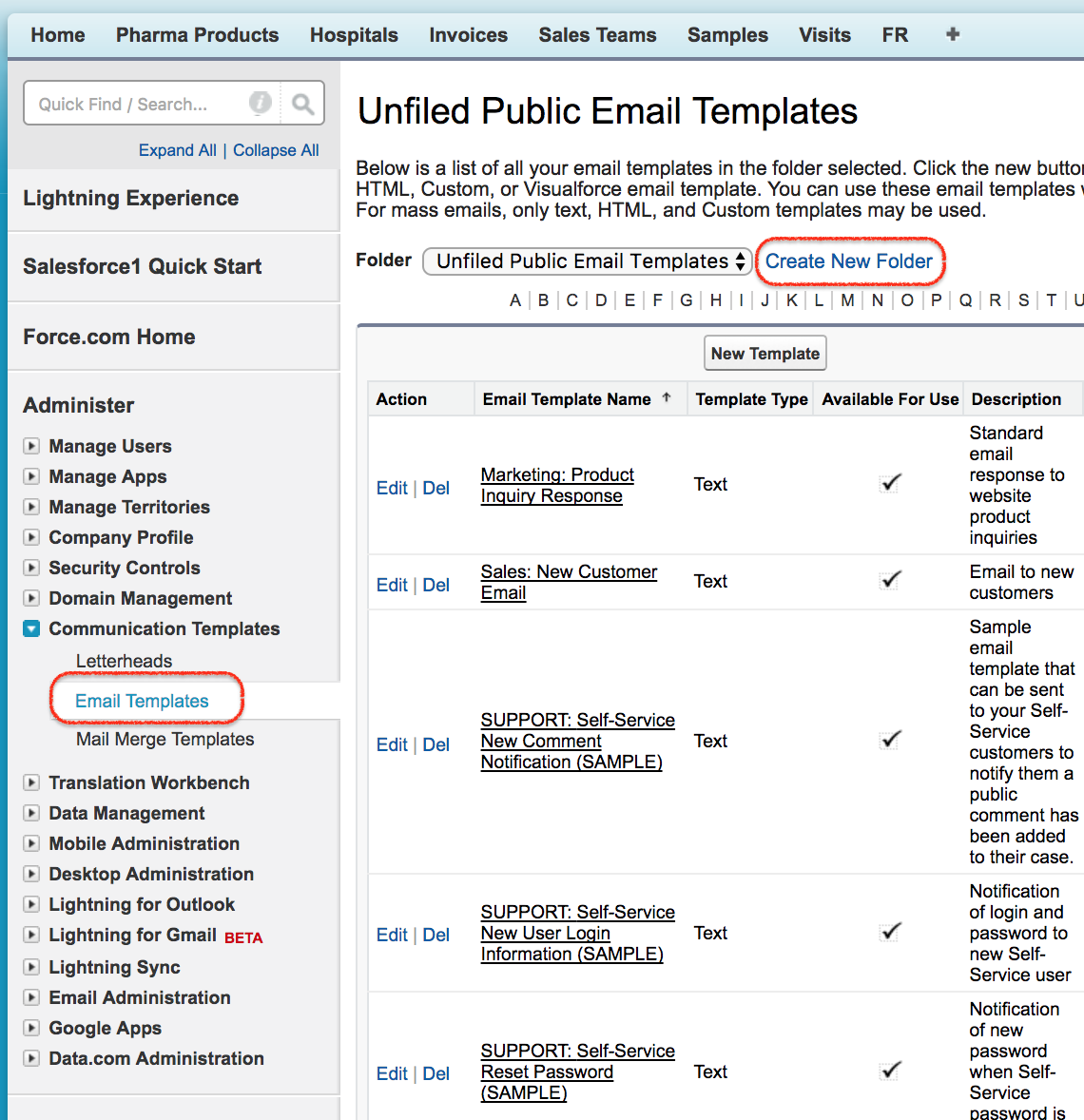 Creating New Salesforce email templates TutorialKart