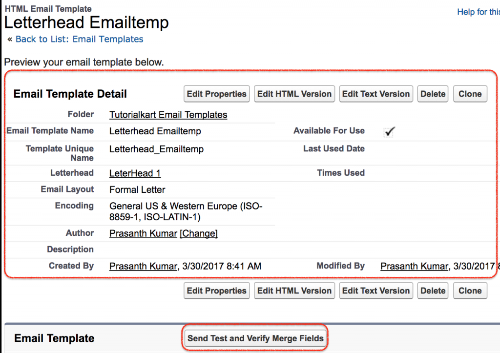 Creating New Salesforce email templates