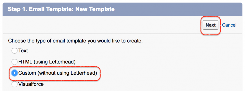 Creating New Salesforce email templates