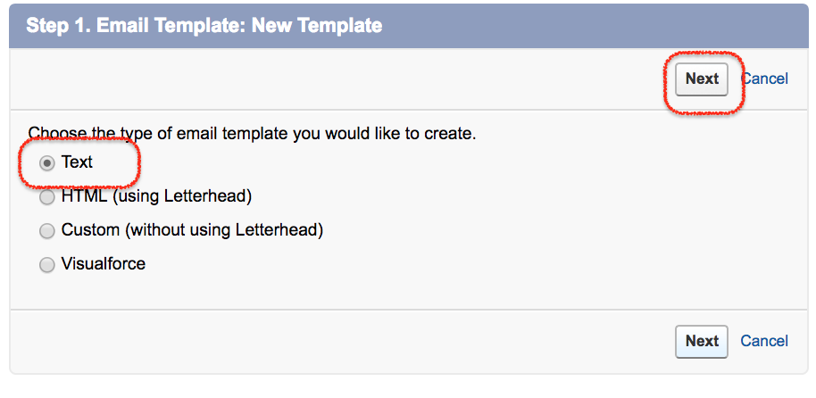 Creating New Salesforce email templates