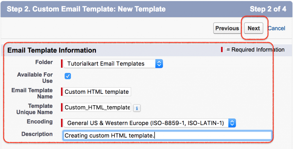 Creating New Salesforce email templates