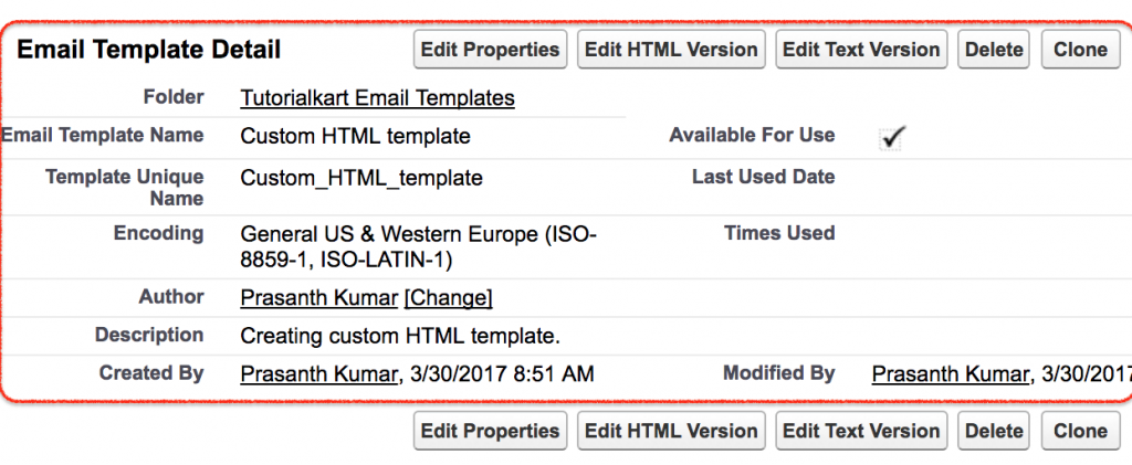 Creating New Salesforce email templates