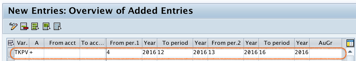 Define Open and Close Posting Periods Variant in SAP