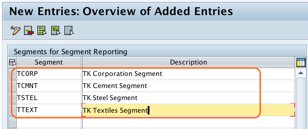 How to Create Segment in SAP