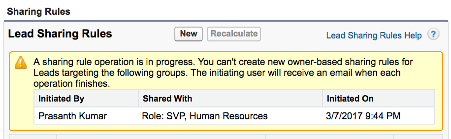 Sharing Rules in Salesforce