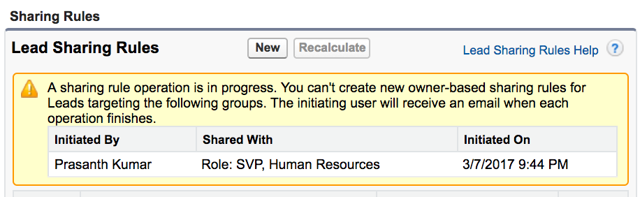 Sharing Rules in Salesforce 