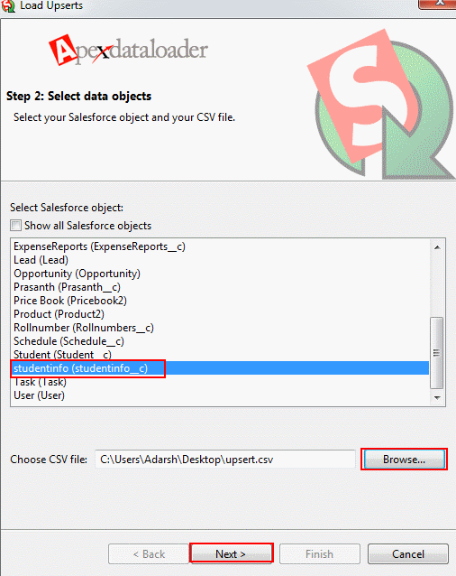 Data Loader Salesforce Upsert 