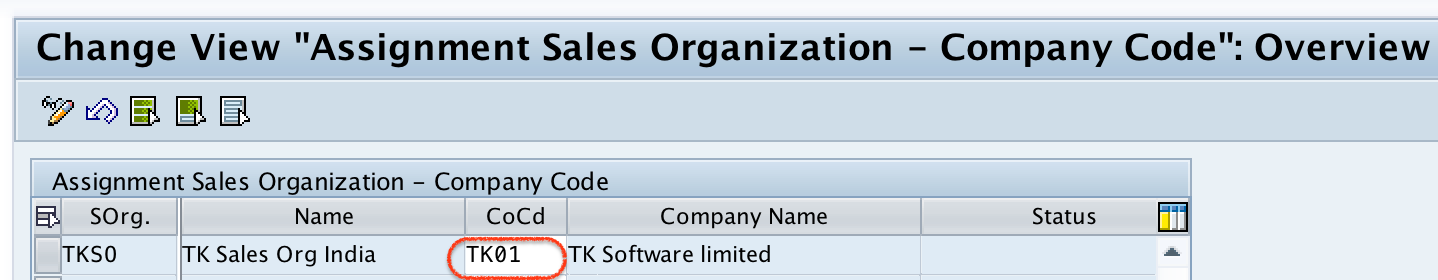 Enter Company Code