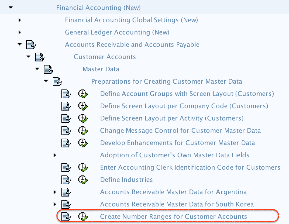 number range assignment in sap t code