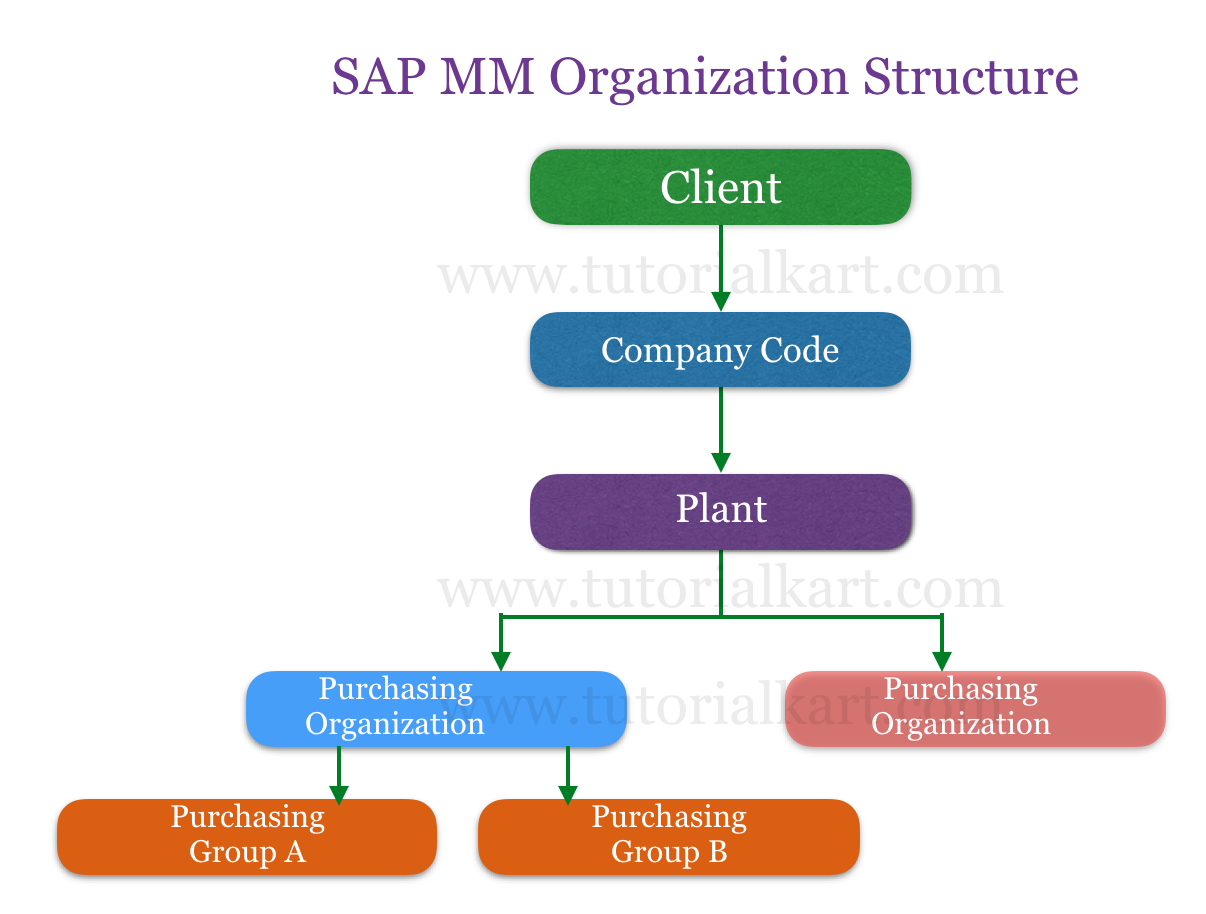 Material Management Organization Chart