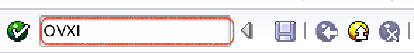 SAP Transaction code OVXI