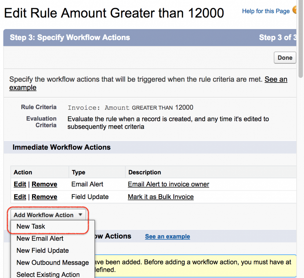 assignment workflow in salesforce