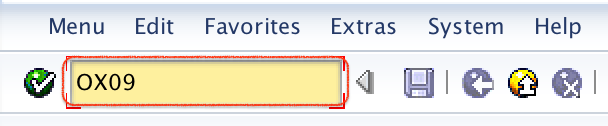 Storage Location Tcode OX09