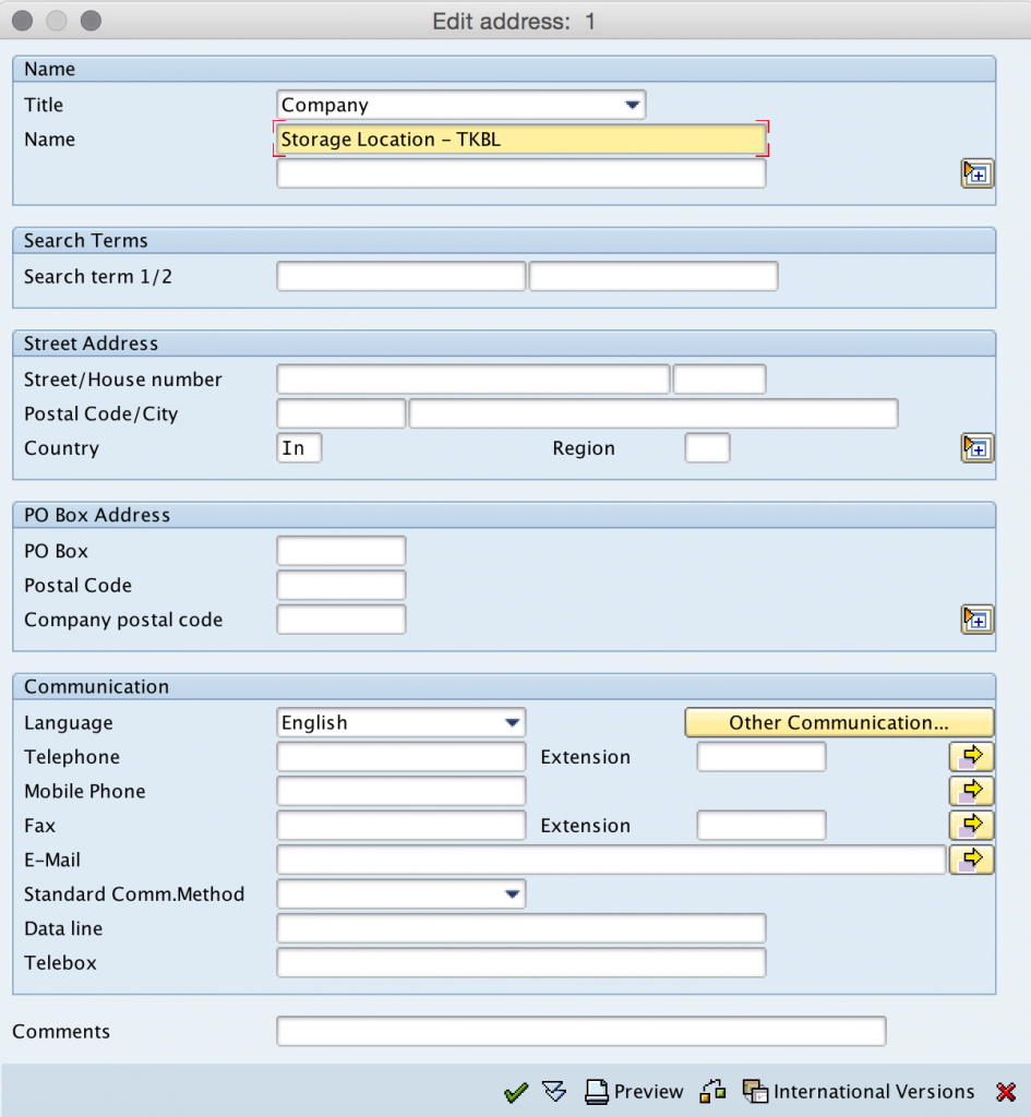 sap storage location assignment to plant