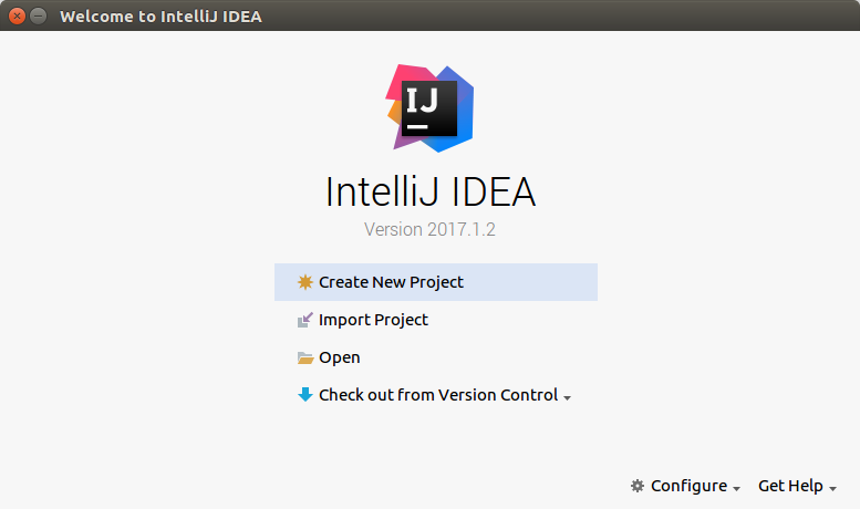 IntelliJ IDEA start up window - - Setup of Kotlin Project in IntelliJ IDEA - Kotlin Tutorial - www.tutorialkart.com