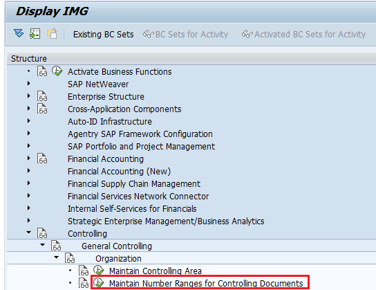 SAP FI - Document Number Ranges