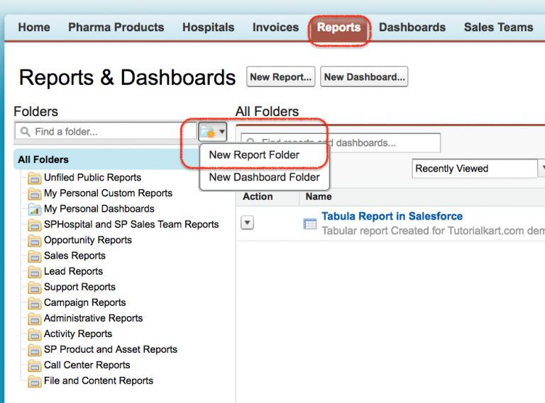 Salesforce Reports (Creating Different Salesforce Reports) TutorialKart