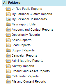 Salesforce Reports and Dashboards