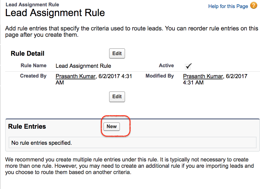 lead assignment in oracle sales cloud