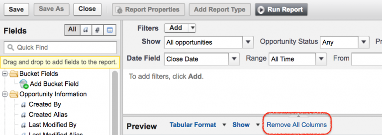 Salesforce Printable Reports