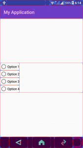 Create a new RadioGroup and RadioButtons in Kotlin Android programmatically - Kotlin Android Tutorial - www.tutorialkart.com