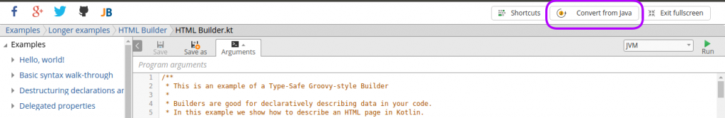 hit the url https://try.kotlinlang.org/ - Kotlin Tutorial