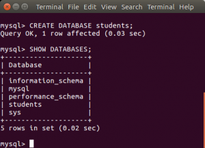 How to create a Database in MySQL?