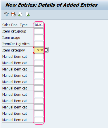 Assign Item Categories in SAP