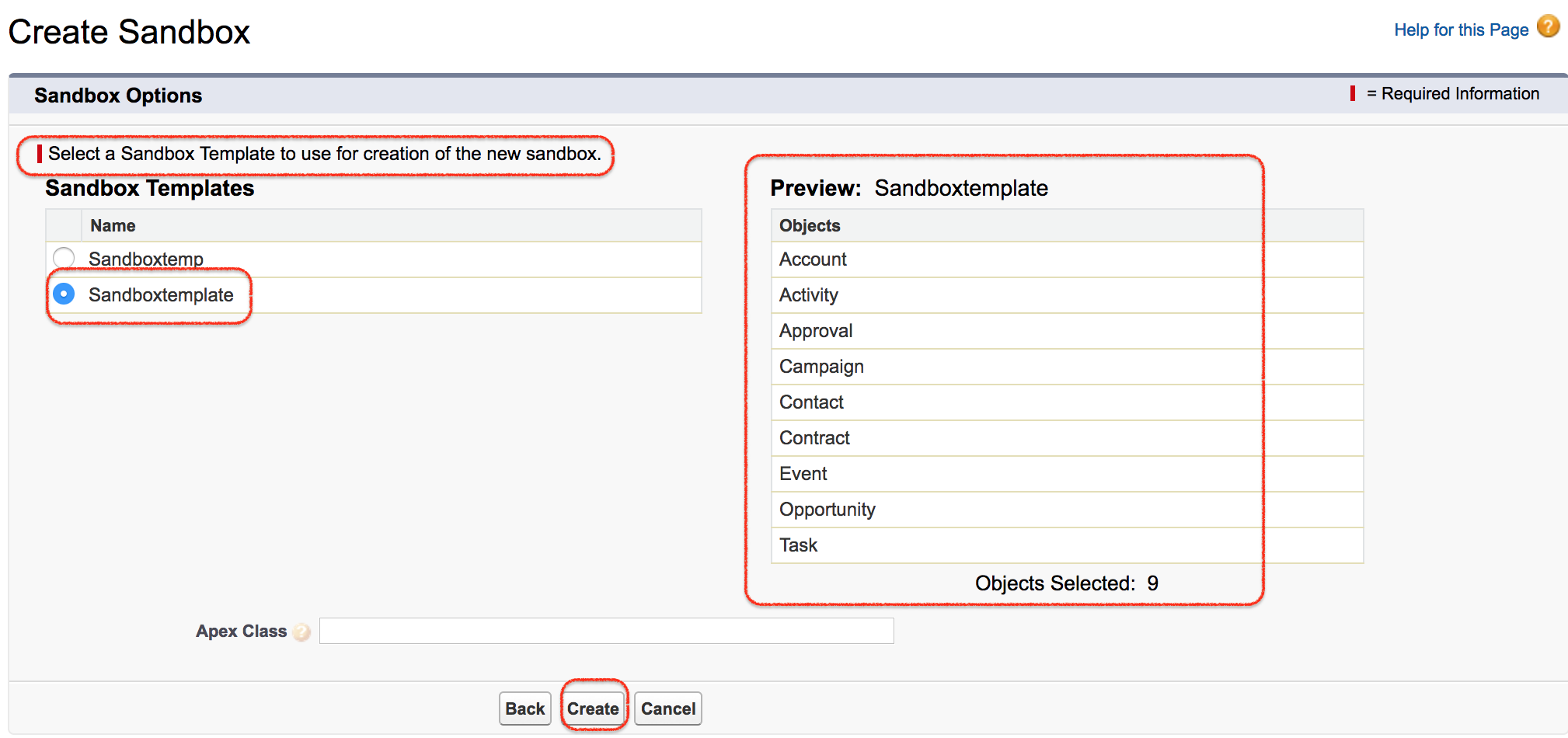 How to create Salesforce Sandbox