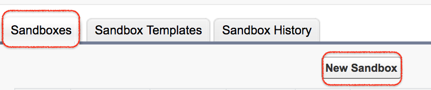 How to create Salesforce Sandbox