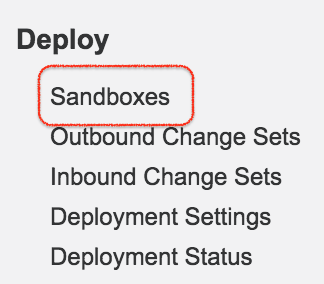 How to create Salesforce Sandbox